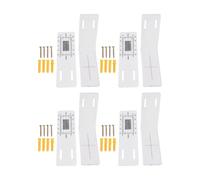 Misuratore Espansione Della Frattura In Acrilico Confezione Da 4 Strumenti Misurazione Angolo A Forma L Per L'ispezione Domestica E Professionale Del Monitor Delle Crepe