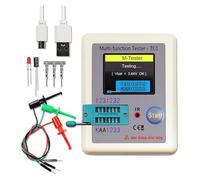 Misuratore ESR LCR-T4 MF9 TC1 T7 T10H Transistor Tester Diodo Triodo Capacità SCR Induttanza con test eseguito(LCR-TC1)