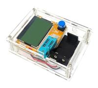 Misuratore ESR LCR-T4, tester for transistor, diodo, triodo, capacità, MOS Mega328, tester for transistor + CUSTODIA (non batteria)(LCR-T3 With Case)