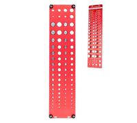 Misuratore filettato a vite - 34 fori - strumento di misurazione per viti in metallo durevole | Dimensioni vite resistenti all'usura, test manuale del bullone, strumento di rilevamento filettato