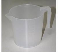 Misuratore graduato 1000 ml realizzato in plastica resistente, ideale per liquidi, con scala chiara e precisa per una facile lettura. *