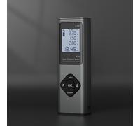 Misuratore Laser 132ft, Metro Digitale di Distanza 40M, Compatto in Alluminio, Nero