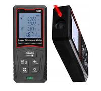 Misuratore laser lcd digitale multifunzione fino a 50 m