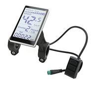 Misuratore LCD per Bici Elettrica e Scooter Elettrico 24V 36V 48V 60V Impermeabile Universale M5 con Schermo LCD a 5 Pin e Dimensioni 31,8mm 22,2mm