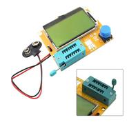 Misuratore LCR ESR MTY328P - Tester digitale for transistor con clip di prova e custodia