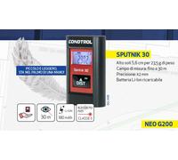 MISURATORE METRO LASER 30 m ULTRA COMPATTO CON BATTERIA RICARICABILE SPUTNIK 30