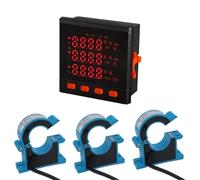 Misuratore multifunzione a pannello trifase con display digitale AC0-500V 100A 200A 300A 400A 500A 600A versione sottile misuratore multifunzione(AC500V 600A)