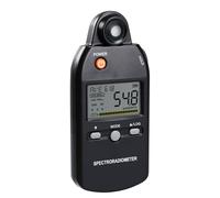 Misuratore PAR, spettoradiometro quantistico PPFD, misurazione della luce a spettro completo 320-800 nm, analisi UV, visibile e IR, resa cromatica, test di crescita delle piante, registrazione dati