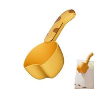 Misuratore per cani - Adorabile cucchiaio dosatore a forma di gatto, con clip ermetica per sacchetto, organizer per prodotti secchi, alimentazione versatile per cani e gatti, misuratore di ingredienti