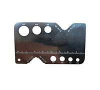 Misuratore Per La Dimensione Delle Viti - Strumento Di Misura In Acciaio Inossidabile Di Precisione | Calibri Precisi Per Passo Filetti | Per Tecnici Ingegneri Idraulica Officina Fabbriche