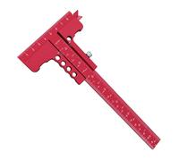 Misuratore per lavorazione del legno a forma di T con righello scorrevole per us
