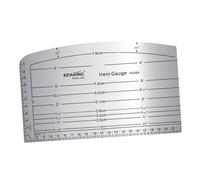 Misuratore per orlo, righello portatile in lega di alluminio per