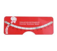 Misuratore per scoliosi - Acrilico, righello di misurazione, strumento di screening di precisione | Rilevazione precoce, righello per la misurazione della scoliosi, per uso domestico, viaggi, cliniche