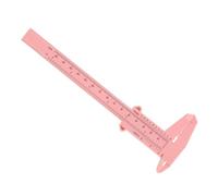 Misuratore per Sopracciglia Rosa in Plastica per Make-up | Misurazione Precisa sulla Pelle, Leggero e Tascabile, Aiuta a Rimuovere i Segni, per Principianti