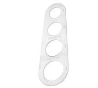 Misuratore per spaghetti, in acciaio inox, strumento di misurazione per pasta e tagliatelle