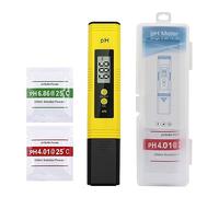 Misuratore PH 0,01 ad alta precisione for tester della qualità dell'acqua con intervallo di misurazione 0-14 Adatto alla piscina dell'acquario(Noir)