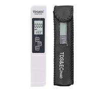 Misuratore PH 0,01 PH Tester della qualità acqua ad alta precisione con intervallo di misurazione 0-14 PH, Tester della qualità acqua TDS TDS&EC LCD Acqua(White TDS Meter)