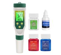 Misuratore PH 5 in 1 PH EC TDS Salinità Temperatura Meter con Innovativo Display