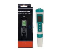 Misuratore PH, 7 in 1 PH/ORP/EC/TEMP/SALE/SG/TDS Retroilluminazione LCD Impermeabile IP67 Tester della qualità acqua Penna multifunzionale for test della qualità acqua(WithoutBatteryPowder)