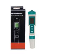 Misuratore PH 7 in 1 PH/ORP/EC/Temp/Sale/SG/TDS Retroilluminazione LCD Impermeabile IP67 Tester della qualità Acqua Penna Multifunzionale for Test della qualità Acqua(with Battery Powder)