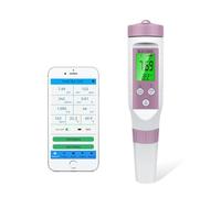 Misuratore PH Misuratore di PH Digitale 7 in 1 PH/TDS/EC/ORP/Salinità/SG/Temp Misuratore di qualità Acqua Monitor Tester Acquari di Acqua Potabile(Bluetooth PH Meter)