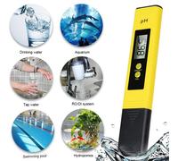 Misuratore PH Penna tascabile per acquario Digitale 0,01 PH Misurazione della purezza della qualità dell'acqua Calibrazione automatica per piscina dell'acquario da laboratorio