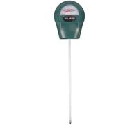 Misuratore Ph Terreno a Sonda Singola in Plastica e Metallo | Test Accurato del Suolo, per Piante in Vaso e Uso Interno, Lettura Rapida e Semplice