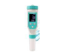 Misuratore PH Terreno Misuratore di pH e cloro for piscine 7 in 1, tester professionale di SALE/ORP/TDS/EC/FAC, analizzatore di qualità 'acqua for sornti termali e spa.