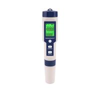 Misuratore PH Tester Digitale for monitoraggio della qualità Acqua, TDS/EC/PH/salinità/Temperatura 5 in 1 for Piscine, Acqua Potabile, acquari(PH EC TDS Salt Temp)
