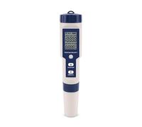 Misuratore PH Tester Digitale for monitoraggio della qualità Acqua, TDS/EC/PH/salinità/Temperatura 5 in 1 for Piscine, Acqua Potabile, acquari(No Backlight)
