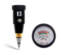 Misuratore portatile di PH/umidità del suolo 2 in 1 Analizzatore del suolo da giardino Tester di acidità Strumento da giardino for piantare colture in vaso(Cone)