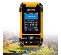 Misuratore portatile di superficie terrestre, strumento topografico GPS ad alta sensibilità GNSS con display a colori da 2,4 pollici e indicazioni vocali in tempo reale, Ideale per rilievi del