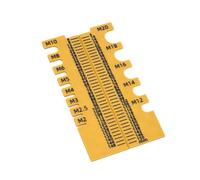 Misuratore portatile leggero e preciso a vite, adatto per ingegneri meccanici, lunghezza 150 mm, con design leggero, strumento professionale per il dimensionamento delle viti