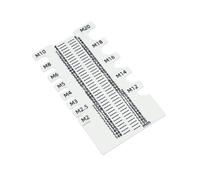 Misuratore portatile leggero e preciso a vite, adatto per ingegneri meccanici, lunghezza 150 mm, con design leggero, strumento professionale per il dimensionamento delle viti