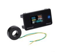 Misuratore Potenza 30kW per corrente 100A Nylon Misuratore Potenza | Schermo LCD , visione 360°, tensione 50-300V, per corrente 100A, installazione facile