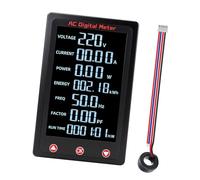 Misuratore potenza con display LCD e salvataggio automatico dei dati per monitoraggio del consumo energetico Tester elettrico Misuratore digitale precisione con ampio schermo LCD e per e