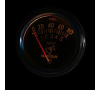 Misuratore pressione olio 2 pollici 52 mm per veicoli 0 80 psi con facile instal