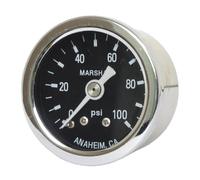 MISURATORE PRESSIONE OLIO MARSHALL 0-100 PSI FACCIA NERA