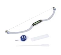 Misuratore professionale di posizionamento delle sopracciglia per trovare il centro e definire la forma in pochi secondi, strumento in metallo facile da usare, strumento professionale per modellare le