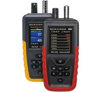 Misuratore Professionale qualità Aria, Contatore Polveri Sottili PM2.5 PM10 PM0.3, Schermo Colori 3,2", Registrazione ed Esportazione Dati, Opzioni Multi Canale per Casa e Office,1-Tc-8100-3-Channels