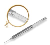 Misuratore Profondità Strumenti per Frattura Gestione Ortopedia Chirurgia Inox