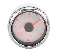 Misuratore serbatoio carburante, alta precisione 0-190Ω Indicatore livello carburante Basso consumo energetico per barca per yacht per camper(bianco)