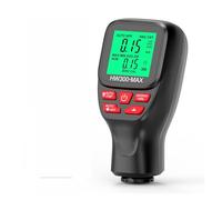 Misuratore spessore vernice, 0-2000UM Calibro di Spessore Ad Alta Precisione LCD Digitale Automobile Misuratore a Pellicola Auto Vernice Rivestimento Tester(Noir)