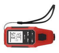 Misuratore Spessore Vernice Auto per Controllo ABS Rosso 0-2000μm | Verifica Non Distruttiva, Funzioni Max Min, per Pannelli Carrozzeria e Superfici Veicolo, 2 Batterie Aaa