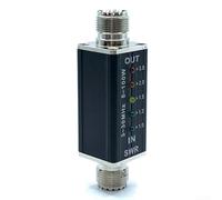 Misuratore SWR di forza del segnale RF, indicatore LED per radio a onde corte, non richiede batterie