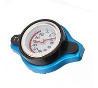 Misuratore Temperatura Acqua Tappo Radiatore, Manometro Universale Alta Pressione per Moto, ATV, UTV, ABS + Lega di Alluminio Durevole a Prova di Perdite (testa piccola 1.1)