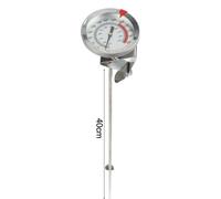 Misuratore temperatura olio cucina con supporto estraibile per clip padella