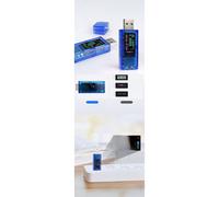 Misuratore Tester In Linea USB per Tensione Corrente Capacità Alimentazione e S