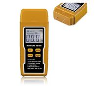 Misuratore Umidità, Misuratore di umidità digitale LCD Legno Bamboo Floor Paper Wall Building Humidity Tester 4% -90% Indicatore rilevatore di umidità in legno(2 Pins)