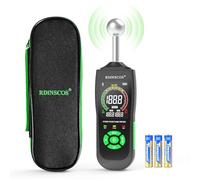 Misuratore Umidità Muri, RDINSCOS Rilevatori Di Umidità Igrometro Professionale Senza Ago con Funzione di Allarme Analisi Della Profondità di 5-40 mm,per Parete, Legno,Intonaco,Muratura (MT68)